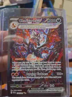 The Pokemon Company Charizard ex SV: Paldean Fates Tera Full Art Holo 330HP 234… - Image 1