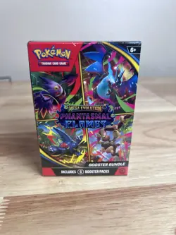 Pokemon TCG Mega Evolution Phantasmal Flames Booster Bundle Factory Sealed - Image 1