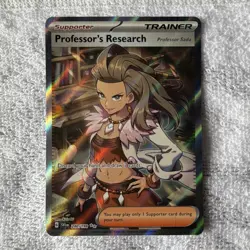 Pokemon Professor's Research Full Art Ultra Rare Holo 240/198 Professor Sa… - Image 1