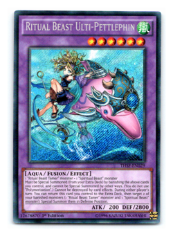 Ritual Beast Ulti-Pettlephin - THSF-EN029 - Secret Rare 1st Edition Yugioh LP - Image 1