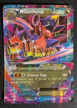 Pokemon TCG: Jumbo Mega Garchomp EX XY168 Promo Card - Image 1