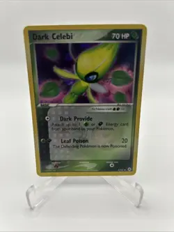 4/101 Dark Celebi Hidden Legends Pokemon TCG Reverse Holo Rare LP Card - Image 1