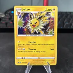 Pokemon Jolteon TCG SWSH094 Sword & Shield Black Star Promo Holo Card NM - Image 1