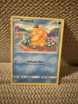 Pokemon Card Psyduck Sun & Moon Common 28/149 Near Mint - Image 1