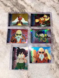 Dragon Ball 90s Chromium trading cards(6) RARE - Image 1