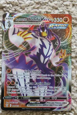 Rapid Strike Urshifu VMAX 088/163 JUMBO Pokemon Card TCG Battle Styles Oversize - Image 1