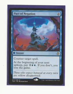 PACT OF NEGATION MTG English Time Spiral Remastered NM Magic - Image 1