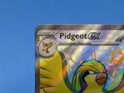 Pidgeot ex 221/091 Pokemon TCG 2024 Paldean Fates Shiny Ultra Rare Near Mint - Image 2