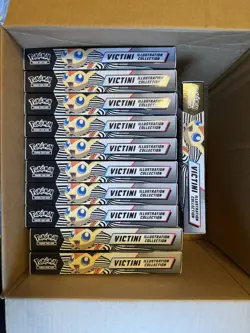 Pokemon TCG Unova Victini Illustration Collection Box NEW/SEALED x11 - Image 1