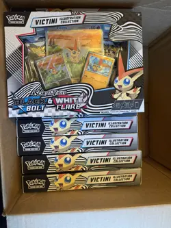 Pokemon TCG Unova Victini Illustration Collection Box NEW/SEALED x11 - Image 2