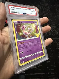 2021 POKEMON CELEBRATIONS #011 MEW PSA 8 - Image 3
