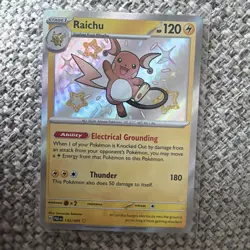 Raichu 132/091 - Paldean Fates Baby Shiny - Near Mint - Pokemon Tcg - Image 1