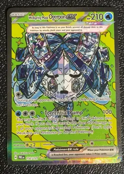 Pokemon TCG: Wellspring Mask Ogerpon ex 152/131 Sv: Prismatic Evolutions Holo - Image 1