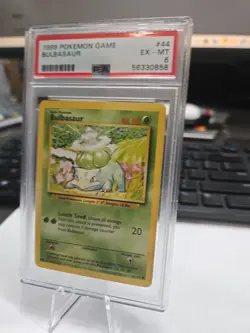 1999 Pokemon Base Set Bulbasaur 44/102 - PSA 6 EX-MT - Image 2