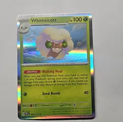 Pokemon TCG | Whimsicott | SV: Prismatic Evolutions Holo Master Ball 008/131 - Image 1