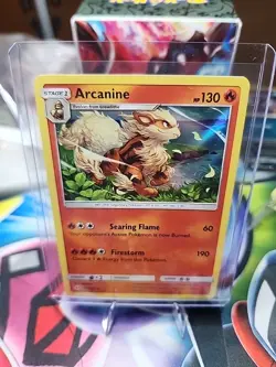 Arcanine 22/149 Pokemon TCG 2017 Rare Holo Sun & Moon #10 - Image 1