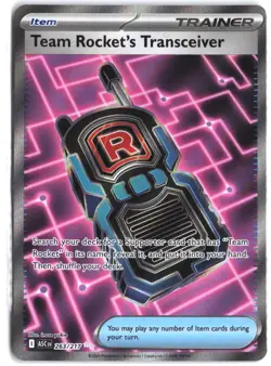 Team Rocket's Transceiver 263/217 Ultra Rare ME: Ascended Heroes Pokemon - Image 1