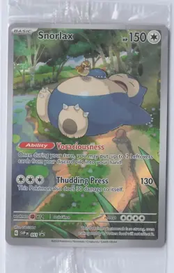 Pokemon Snorlax 151 Promo SVP 51 Black Star PromoSEALED 🔥GOOD CONDITION !!!!🔥 - Image 1