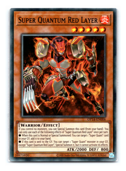 Super Quantum Red Layer - OP14-EN006 - Super Rare - Yugioh EURO - Image 1