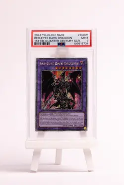 2024 Yu-Gi-Oh! Red-Eyes Dark Dragoon RA02-EN021 1st Ed Quarter Century SCR PSA 9 - Image 1