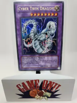 YuGiOh Cyber Twin Dragon DR04-EN035 Dark Revelation Volume 4 Ultra Rare NM - Image 1