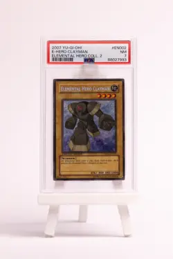 2007 Yu-Gi-Oh! E-Hero Clayman Elemental Hero Coll. 2 EHC2-EN002 PSA 7 NM - Image 2