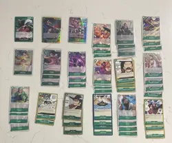 One Piece TCG OP14 Dracule Mihawk Green Deck - Image 1