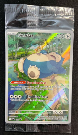 Snorlax SEALED - SVP 051 - Scarlet & Violet Black Star Promo - Pokemon Card - Image 1