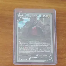 Pokemon TCG Regidrago v Ultra Rare Holo Silver Tempest Card 184/195 - Image 1