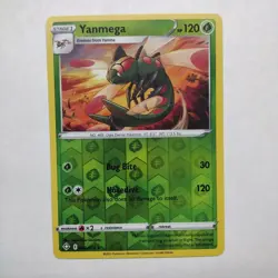 002/072 YANMEGA REVERSE HOLO SHINING FATES POKEMON CARD - Image 1