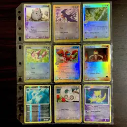 Pokemon Collection Mixed 🔥 Lot of Cards w/ Binder Page - Image 1