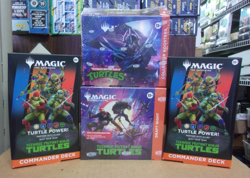 MTG TEENAGE MUTANT TURTLES COLLECTOR + DRAFT NIGHT + (2) COMMANDER DECKS - Image 1