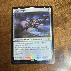 Magic: The Gathering Shadowspear Foil Rare Artifact Equipment Theros Beyond Dea… - Image 1