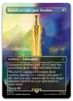 Sword of Light and Shadow (Borderless) #125 (Foil) NM Assassin's Creed Magic MTG - Image 1