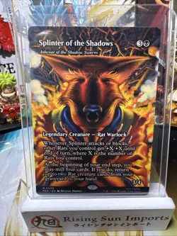 MTG Splinter of the Shadows NON-FOIL Borderless Teenage Mutant Ninja Turtles PZA - Image 1