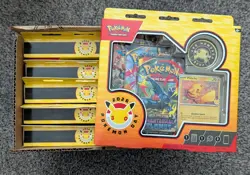 ​LOT OF 6 Pokemon Day 2026 Collection Boxes SEALED - 30th Anniversary Pikachu - Image 1
