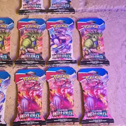 10x Pokemon Battle Styles Sleeved Booster Packs Sealed - LOT OF 10 Packs - Image 4