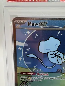 2024 Mew EX SIR 232/091 Pokemon S&V Paldean Fates Bubble Mew PSA 9 Mint - Image 2