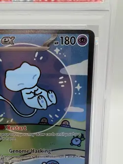 2024 Mew EX SIR 232/091 Pokemon S&V Paldean Fates Bubble Mew PSA 9 Mint - Image 3