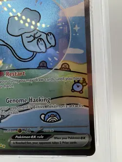 2024 Mew EX SIR 232/091 Pokemon S&V Paldean Fates Bubble Mew PSA 9 Mint - Image 4