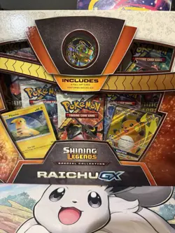 Pokemon TCG Shining Legends Special Collection Raichu GX Box - Brand New Sealed - Image 2