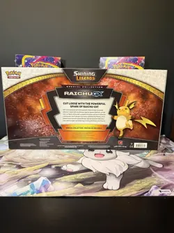 Pokemon TCG Shining Legends Special Collection Raichu GX Box - Brand New Sealed - Image 3