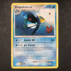 Pokemon TCG Empoleon 26/127 Platinum Rare Non Holo MP - Image 1