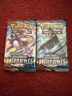 Pokemon TCG - Sword & Shield Battle Styles - Booster Packs X2 -New and Sealed - Image 1