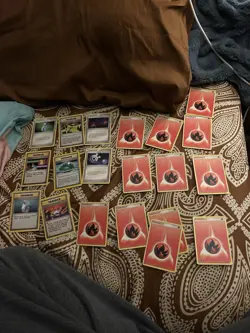 Vintage Pokemon Card Lot Gen 1–2 Trainers Fire Energy Binder Lot - Image 1