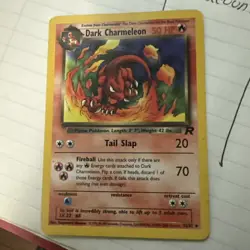 Pokemon Dark Charmeleon TCG Team Rockets Regular Rare Card 32/82 - Image 1