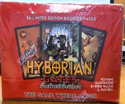 HYBORIAN GATES CARD GAME NEW BOX! 36 LIMITED EDITION BOOSTER PACKS! Boris - Image 2