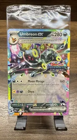 Pokemon Prismatic Evolutions Umbreon ex 060/131 Surprise Box Stamped Sealed NEW - Image 1