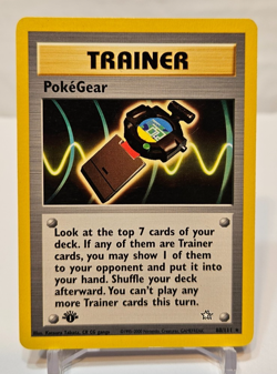Pokegear 88/111 Rare 1st Edition Neo Genesis Pokemon 1237 - Image 1