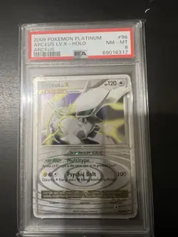 Arceus Lv. X 96/99 Holo Rare Platinum Arceus - Pokemon TCG- PSA 8 - Image 1